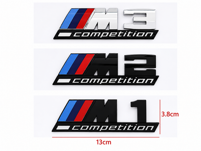 Badge M Competition Posteriore per Bmw 1 2 3 4 5