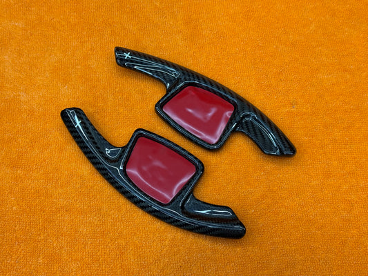 Paddle Volante Real Carbon Fiber Palette per Audi A3 8Y A4 B9 A5 A6