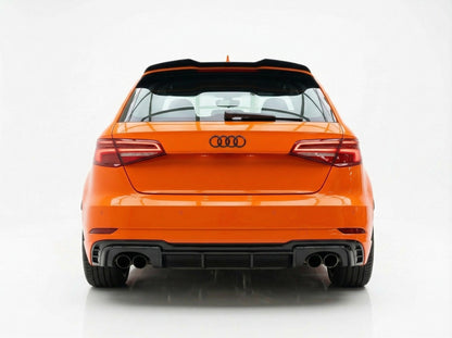 Diffusore Posteriore Doppia uscita per Audi A3 8V Sline S3(17-20)