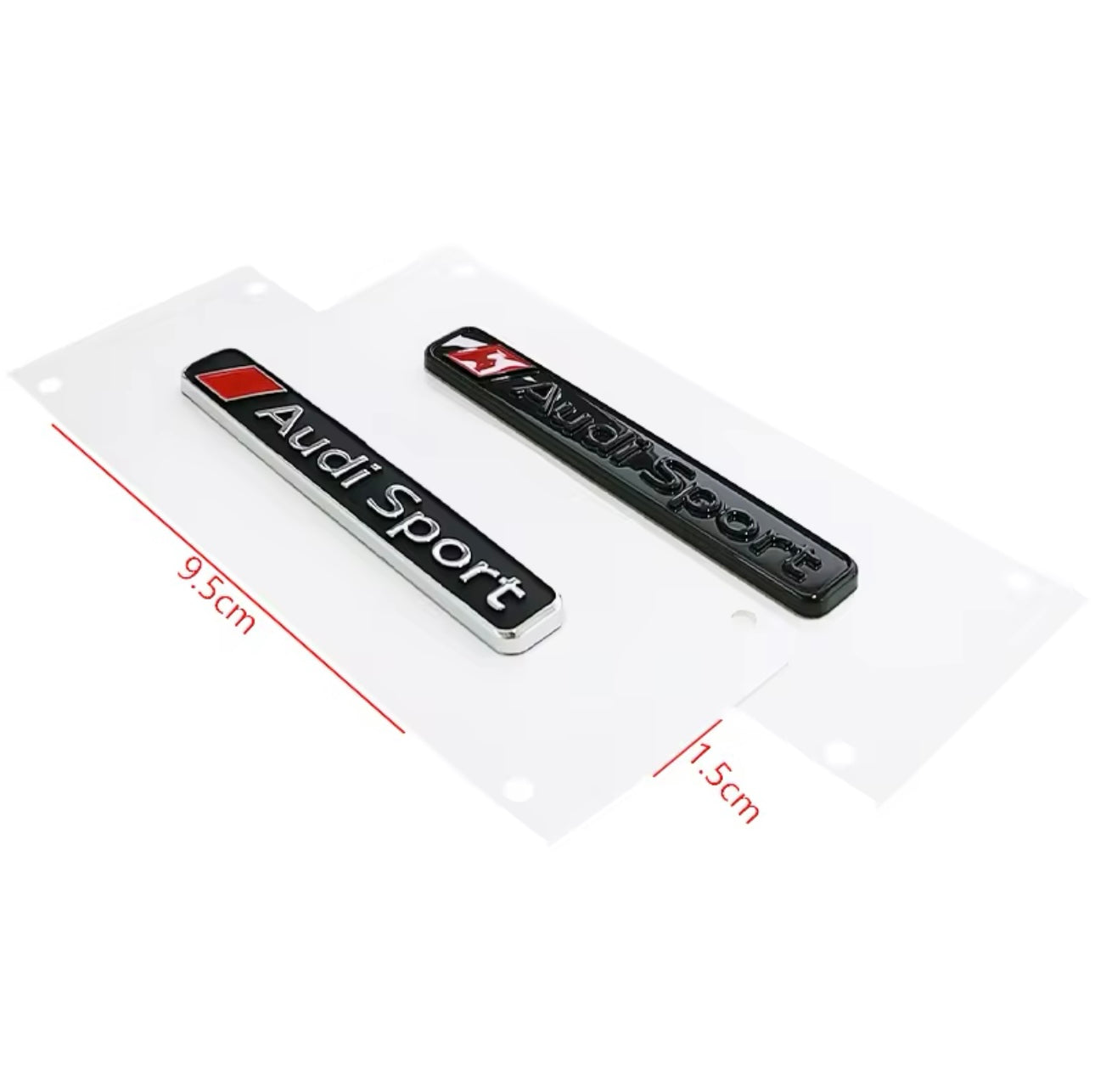 Badge AUDI SPORT per Modelli Audi 2pz (vari colori)