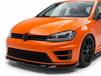 APEX DESIGN - Lama spoiler paraurti anteriore per Volkswagen Golf MK7 R - R-line (13-16)