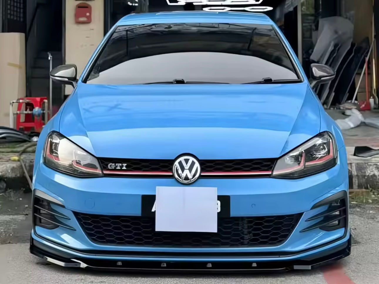 Lama Spoiler Paraurti Anteriore Per Golf 7 - 7.5 GTI GTD R R-Line
