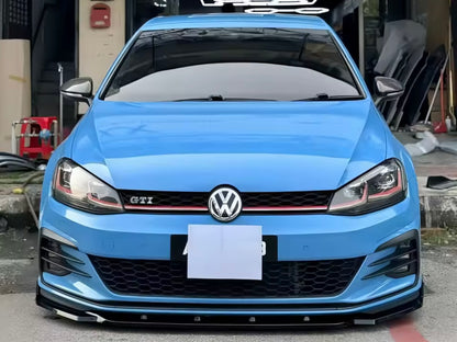 Lama Spoiler Paraurti Anteriore Per Golf 7 - 7.5 GTI GTD R R-Line