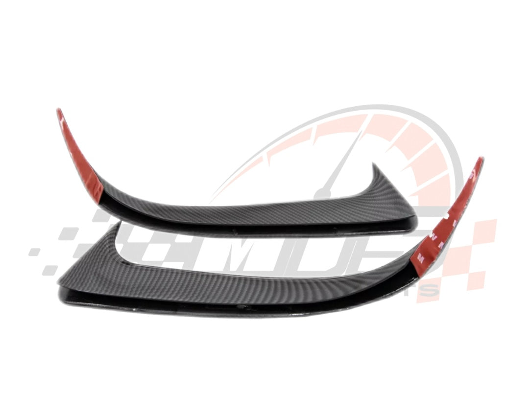 Rear lip Paraurti Posteriore Per Mercedes Classe CLA C117 Nero lucido/Carbon look (13-18)