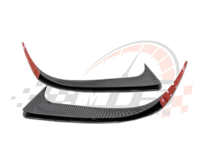 Rear lip Paraurti Posteriore Per Mercedes Classe CLA C117 Nero lucido/Carbon look (13-18)