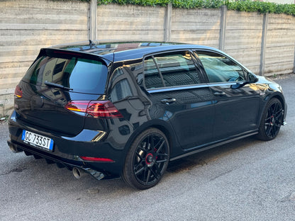 Diffusore Posteriore TCR Look Doppia uscita per Volkswagen Golf MK7.5 GTI (17-20)