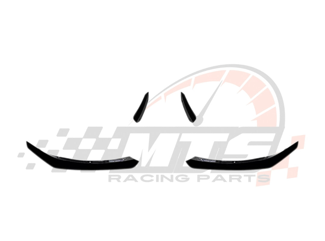 Front lip Paraurti Anteriore Per Mercedes Classe CLA C118 CLA35/45 Nero lucido(19-24)