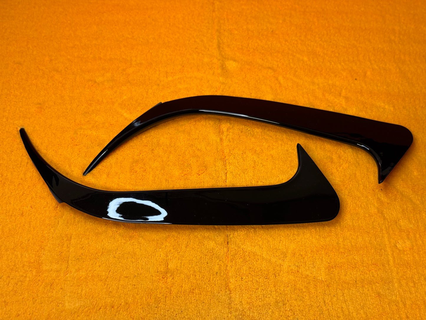 Rear lip Paraurti Posteriore Per Mercedes Classe CLA C117 Nero lucido/Carbon look (13-18)