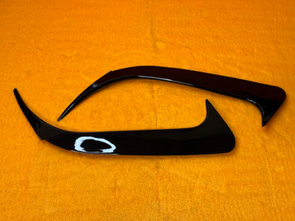 Rear lip Paraurti Posteriore Per Mercedes Classe CLA C117 Nero lucido/Carbon look (13-18)
