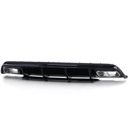 Diffusore Posteriore Stile AMG per Mercedes Classe A W176 (nero lucido)