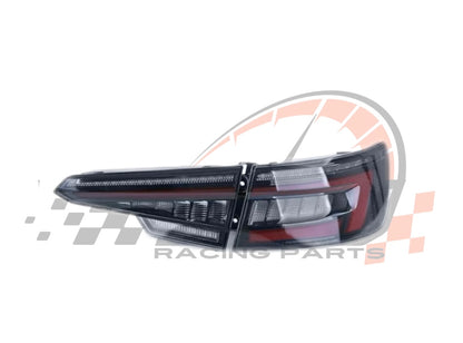 Coppia Fanali Posteriori Dinamici Full Led Fumè per Audi A4 S4 B9 Sedan