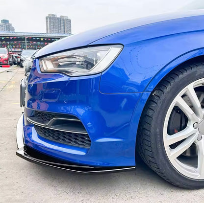 Lama Spoiler Paraurti Anteriore Per Audi A3 S3 S-line 8V (13-16)