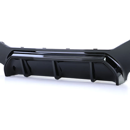 Diffusore Posteriore Stile M per Bmw Serie 1 F20 F21 Nero lucido (15-19)