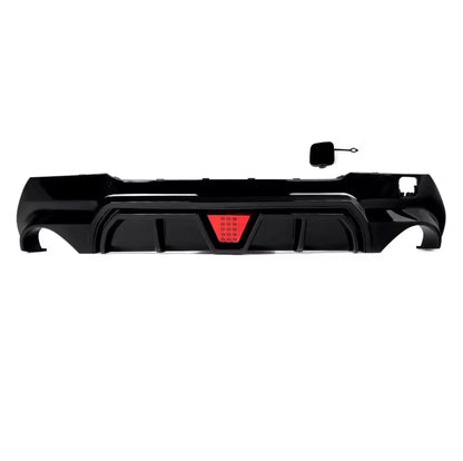 Diffusore Posteriore con Led Stile M per Bmw Serie 1 F40 Nero lucido (20-24)