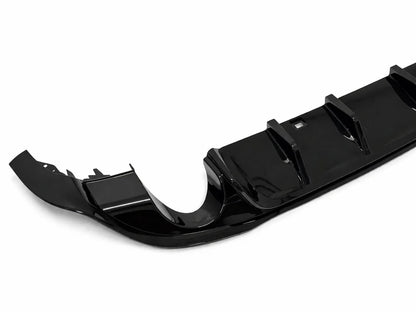 Diffusore Posteriore TCR Look Doppia uscita per VW Golf MK7 GTI GTD (12-16)