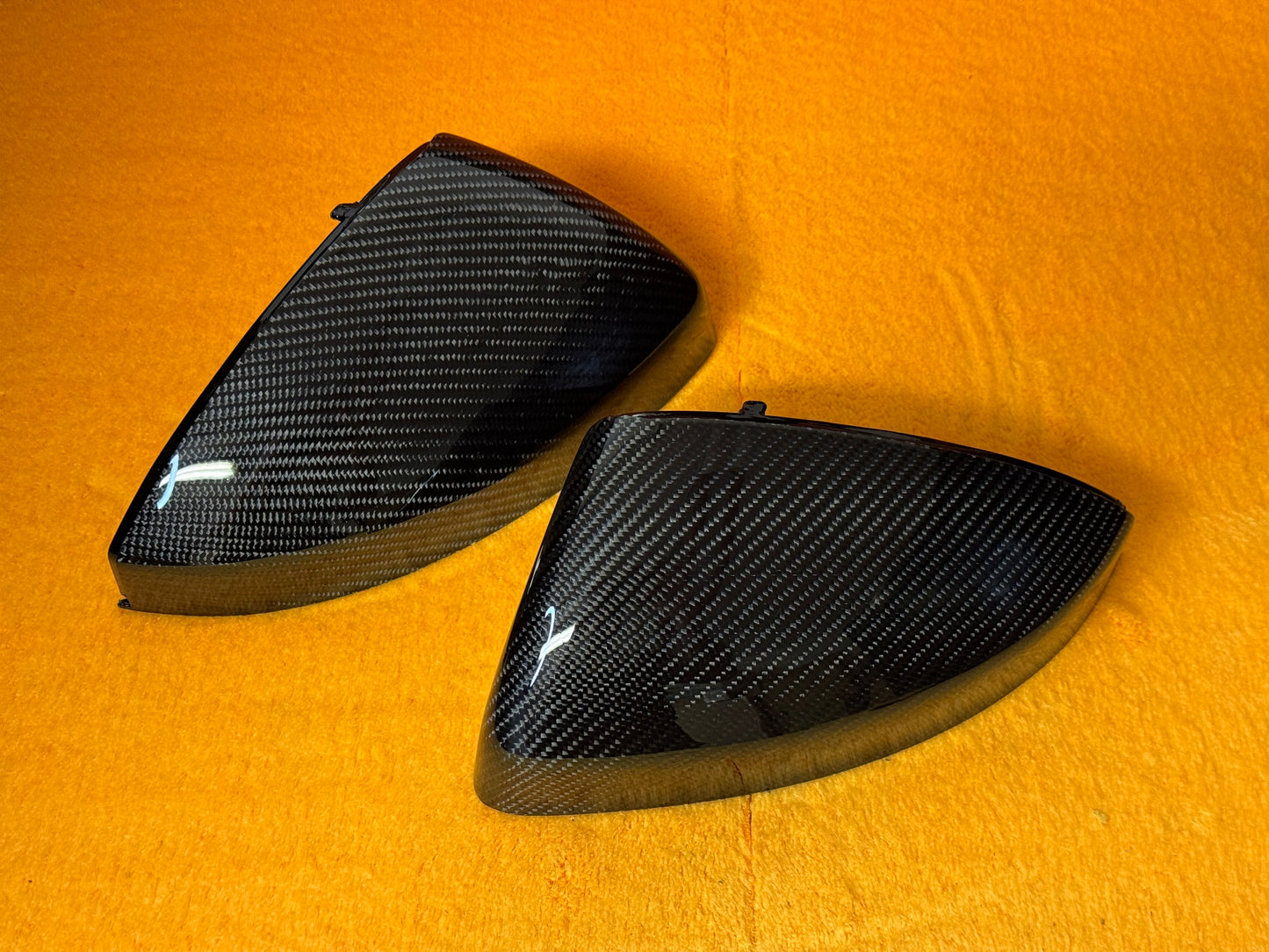 Coppia Calotte Specchio Retrovisore Real Carbon Fiber per Audi TT MK3(15-24)