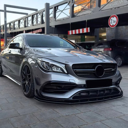Lama Spoiler Paraurti Anteriore Per Mercedes Classe CLA C117 (16-18)