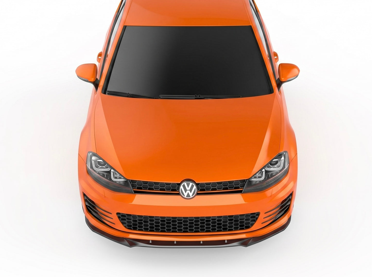 APEX DESIGN - Lama spoiler anteriore per Volkswagen Golf GTI GTD MK7 (2013–2016)