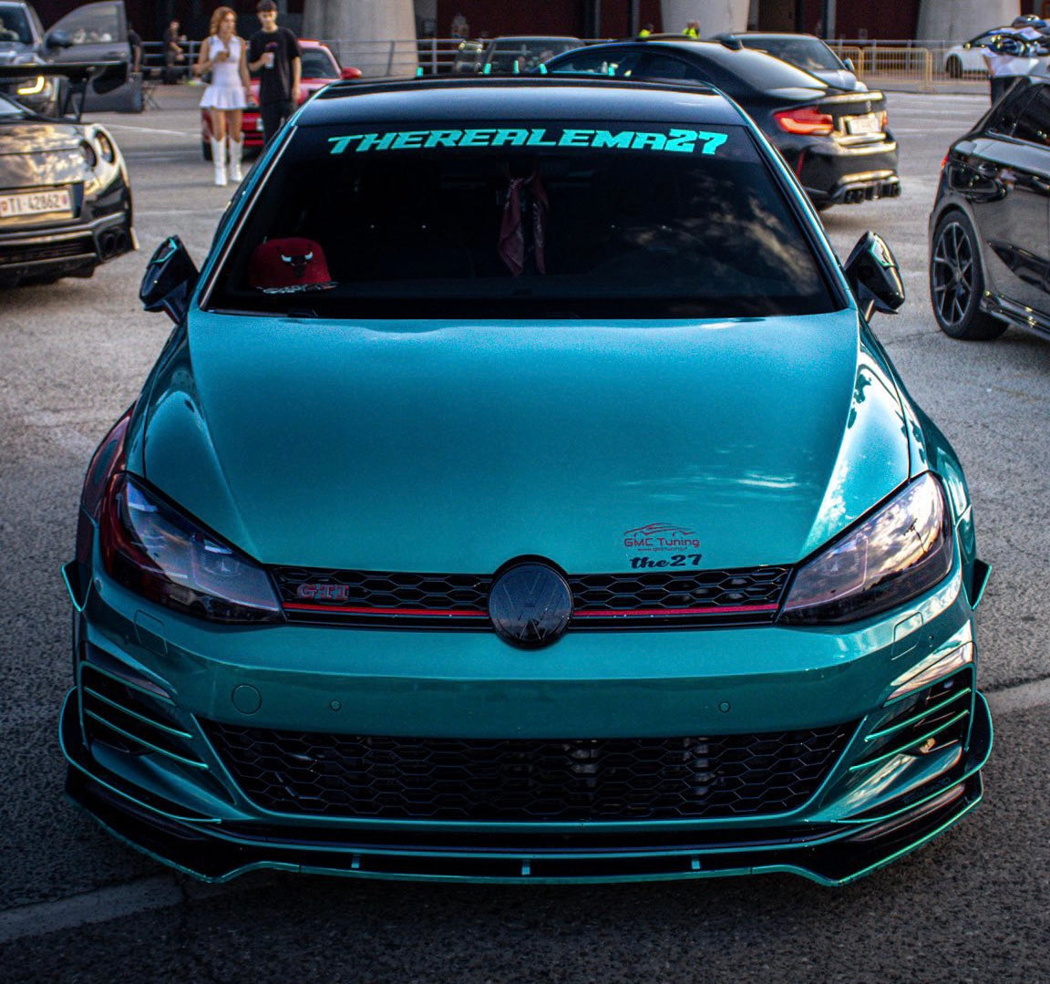 Lama Spoiler Paraurti Anteriore Per Golf 7 - 7.5 GTI GTD R R-Line