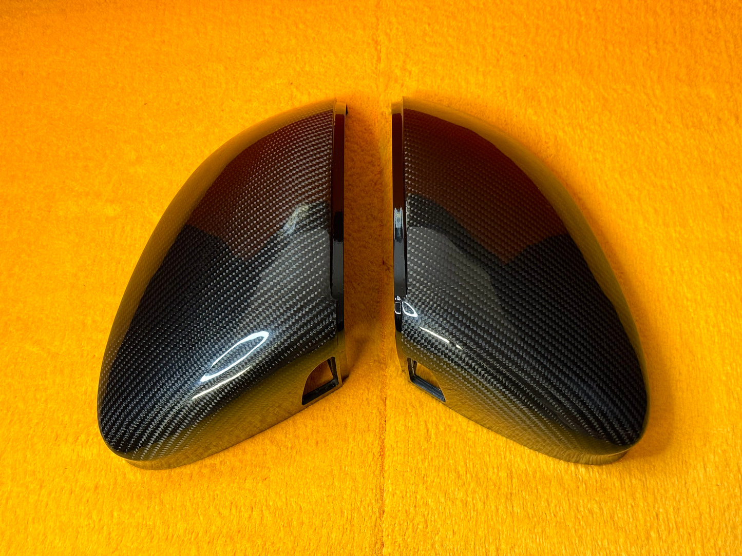 Coppia Calotte Specchio Retrovisore Carbon fiber/Carbon forged per VW Golf MK8