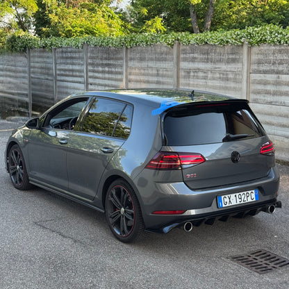 Diffusore Posteriore TCR Look Doppia uscita per Volkswagen Golf MK7.5 GTI (17-20)