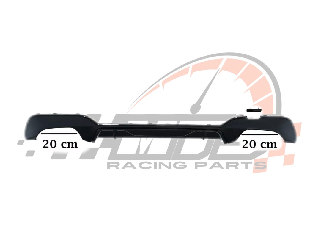 Diffusore Posteriore Stile M per Bmw Serie 3 G20 G21 Carbon look/Nero lucido (19-21)