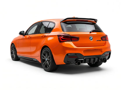 Diffusore Posteriore Stile M per Bmw Serie 1 F20 F21 Nero lucido (15-19)