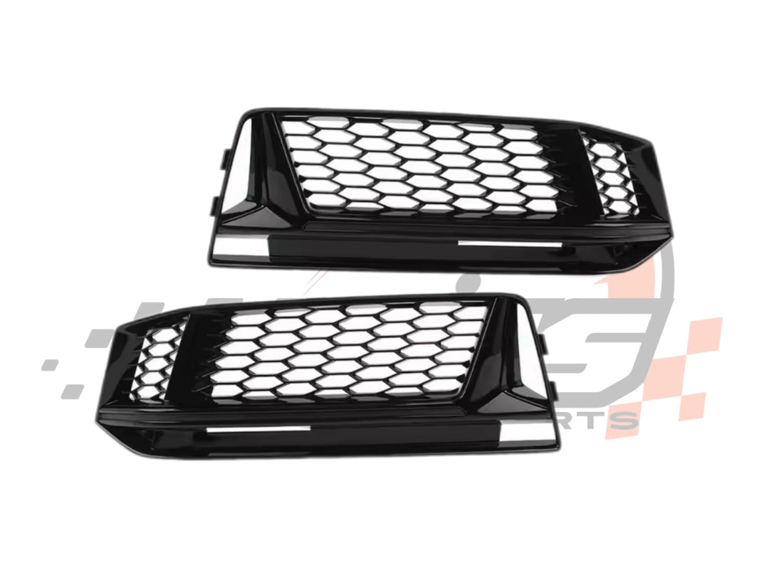 Griglia Paraurti Anteriore Fendinebbia per Audi A4 S4 S-line B9 (16-18)