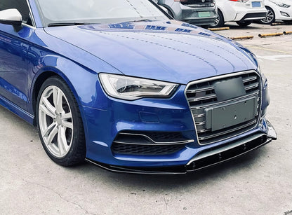 Lama Spoiler Paraurti Anteriore Per Audi A3 S3 S-line 8V (13-16)
