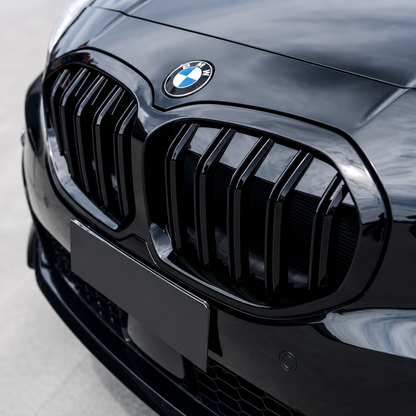 Griglia Anteriore M Look per BMW Serie 1 F40 F41 Nero Lucido (19-26)