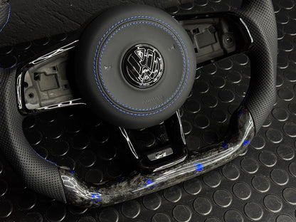 Volante Volkswagen Carbon Forged Personalizzato per Golf - Polo - Scirocco (configuralo)