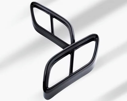 Cover Uscite di Scarico Nero Lucido per VW GOLF MK8 RLINE