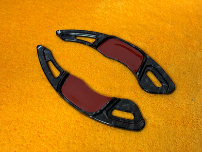Paddle Volante DSG Carbon Forged look per Golf 7 7.5 Polo Scirocco GTI R Rline