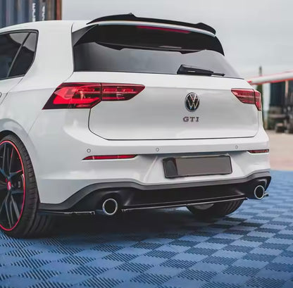 Spoiler Posteriore per VW Golf MK8 GTI GTD R Nero lucido/Carbon Look
