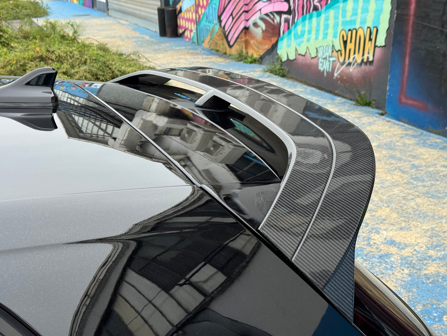 Spoiler Clubsport Posteriore Real Carbon Fiber per VW Golf MK8