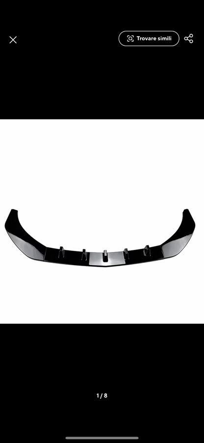 Lama Spoiler Paraurti Anteriore Per Mercedes Classe CLA C117 (16-18)