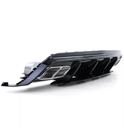 Diffusore Posteriore Stile AMG per Mercedes Classe A W176 (nero lucido)
