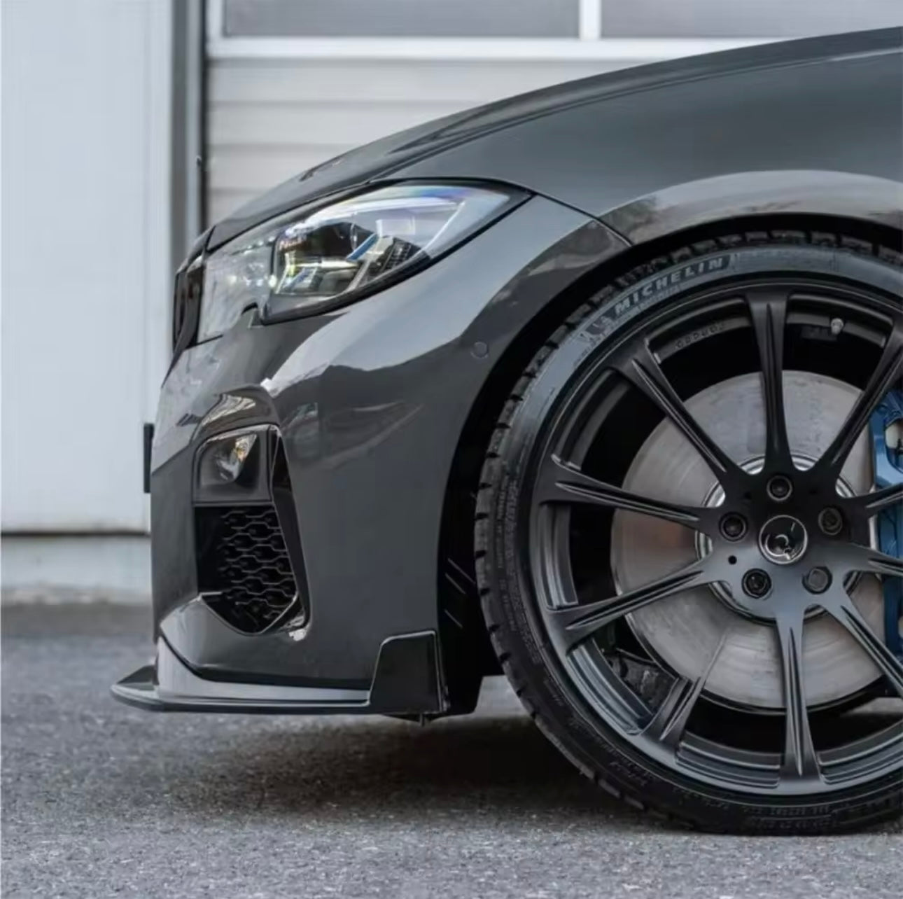 Lama Spoiler Paraurti Anteriore Per Bmw 3 G20 G21 Msport (19-22)