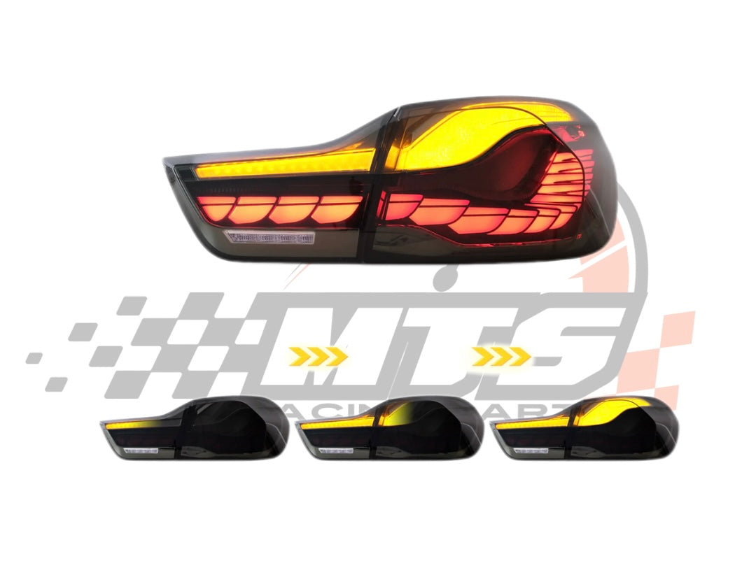 Coppia Fanali Posteriori Dinamici Full Led Fumè per Bmw 4 F32 M4 F82