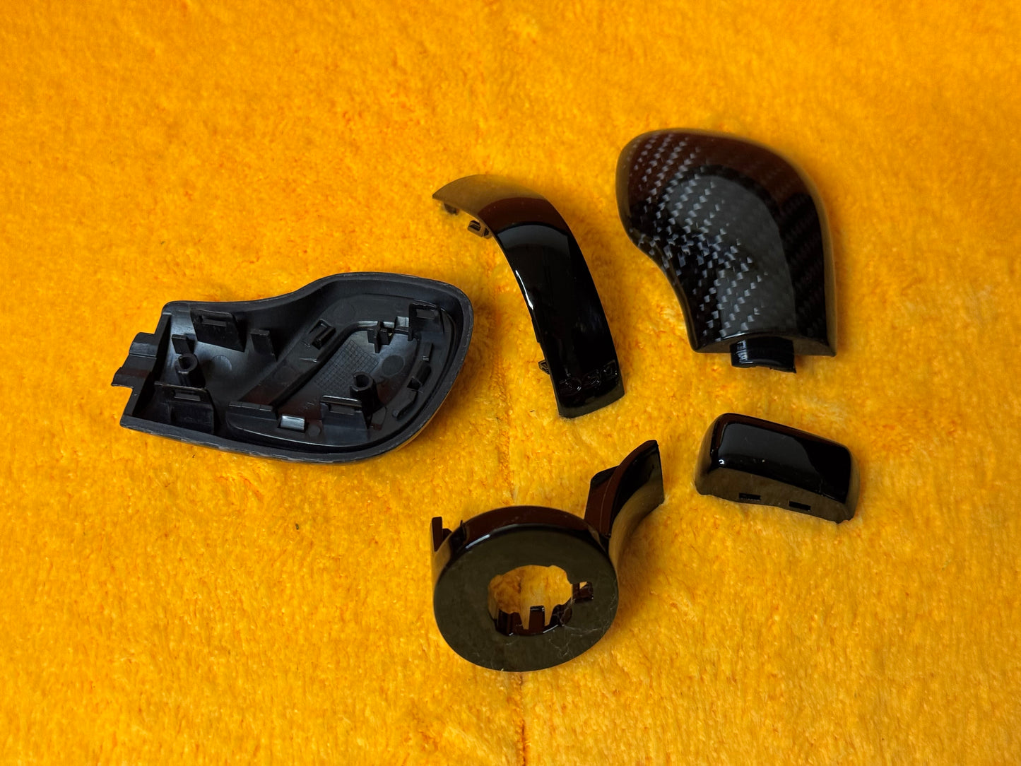Pomello Cambio DSG Real Carbon Fiber per VW GOLF