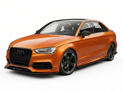 Lama Spoiler Paraurti Anteriore Per Audi A3 S3 S-line 8V (13-16)