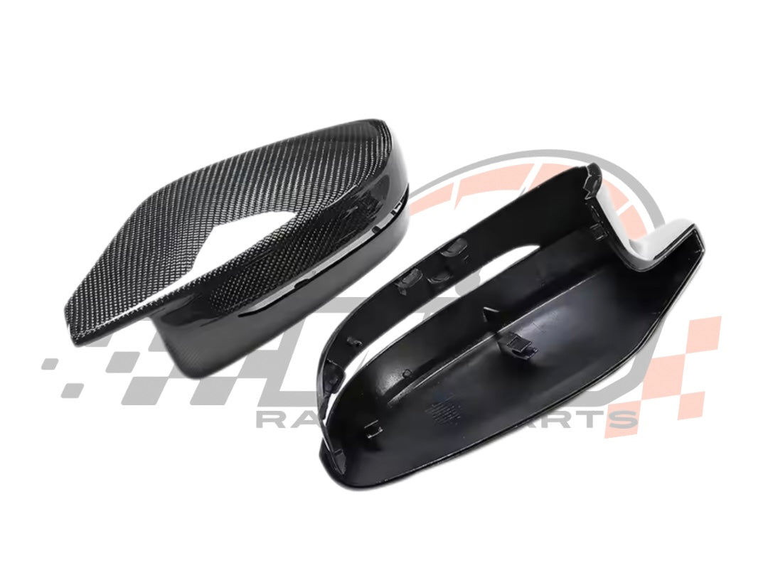 Coppia Calotte Specchio Retrovisore Real Carbon Fiber per BMW Serie M2 M3 M4