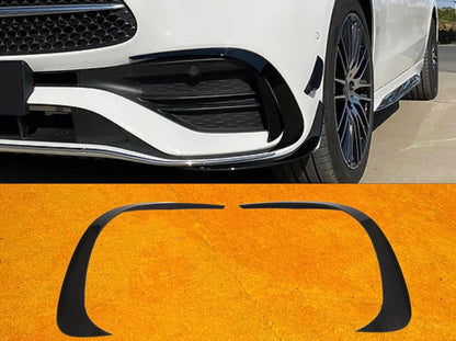 Front lip Paraurti Anteriore Per Mercedes Classe C W206 Nero lucido/Carbon look (21-24)
