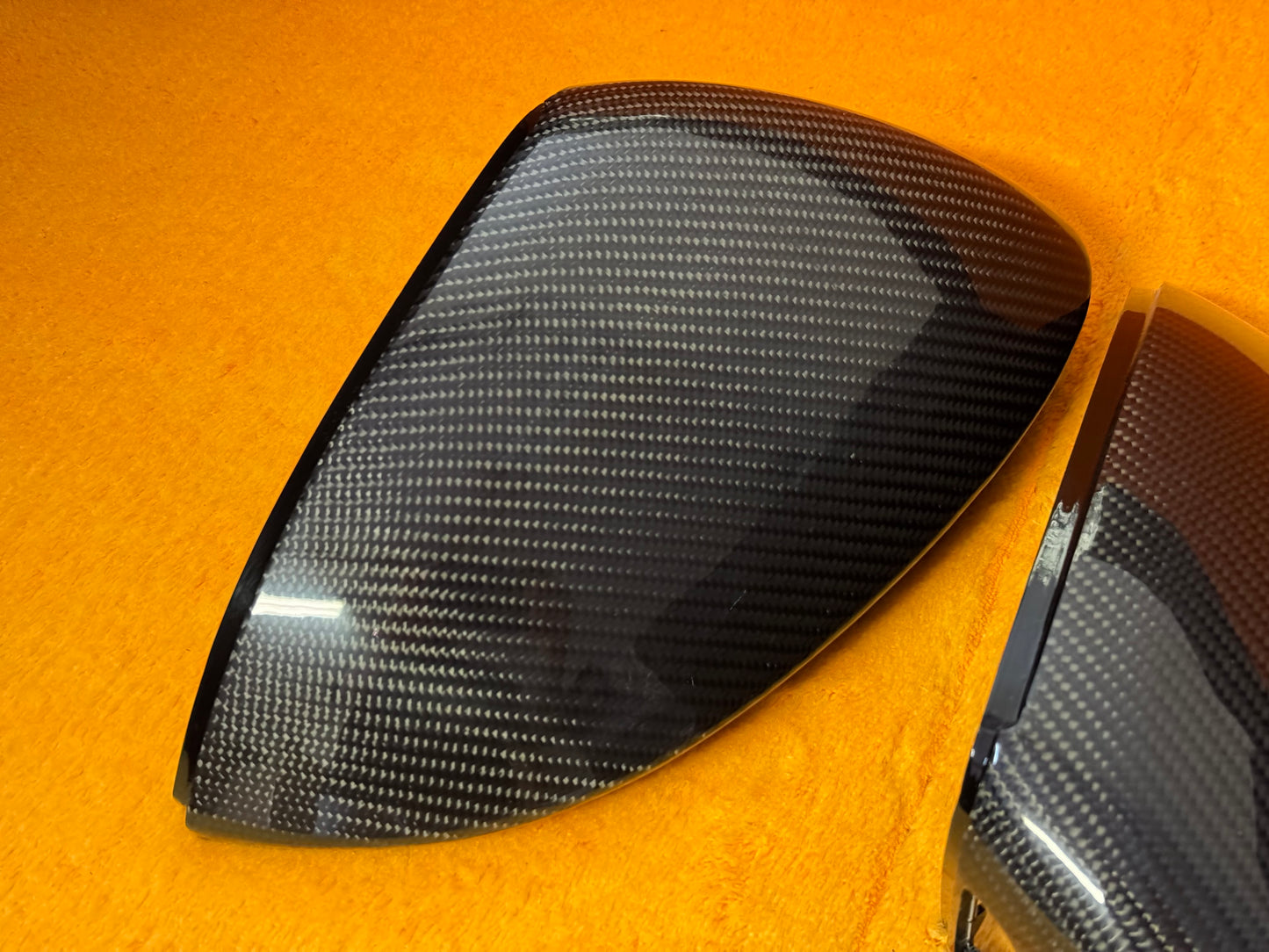Coppia Calotte Specchio Retrovisore Carbon fiber/Carbon forged per VW Golf MK8