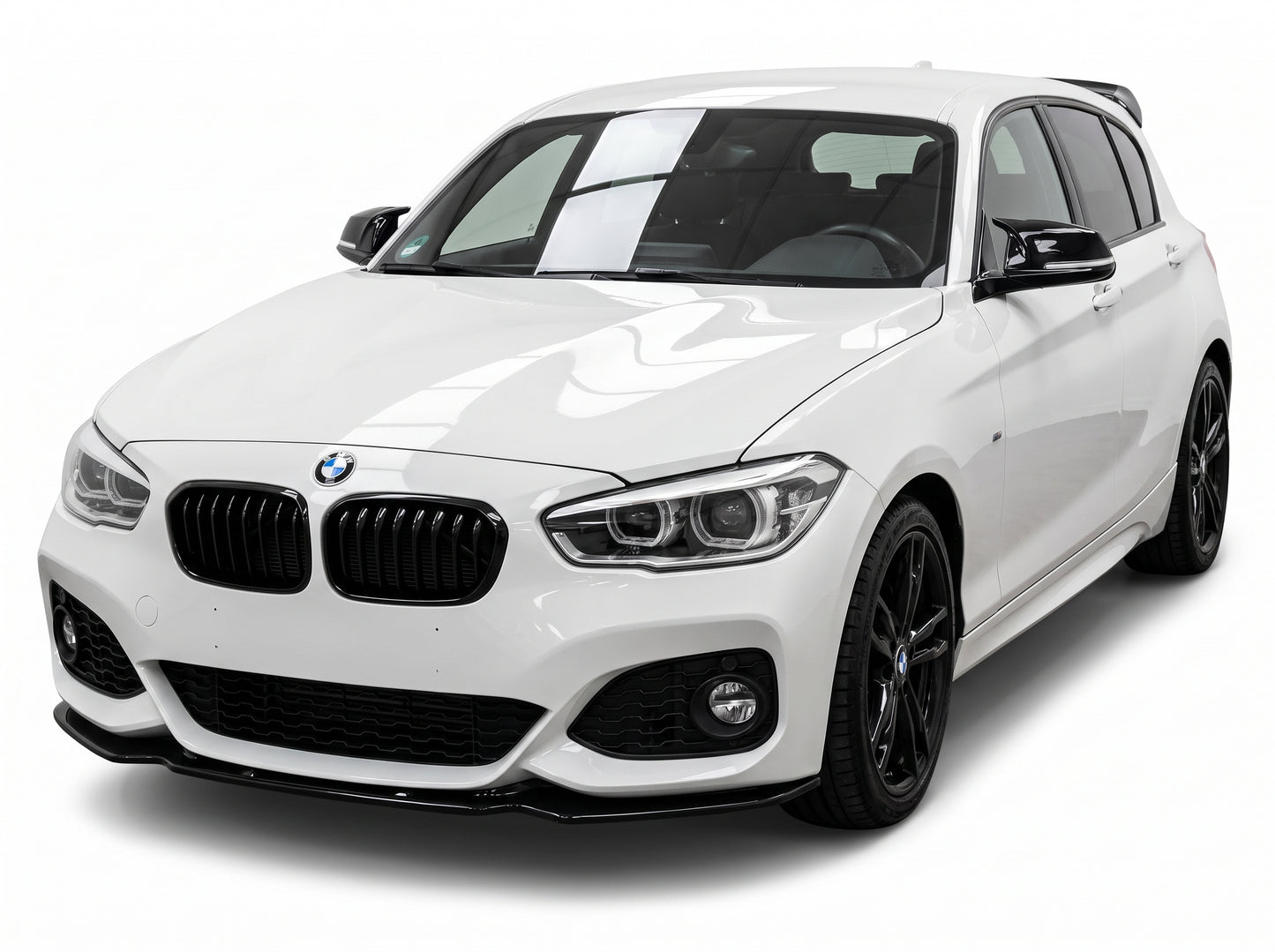 Griglia anteriore per Bmw Serie 1 F20 F21 Nero Lucido (2015-2019)