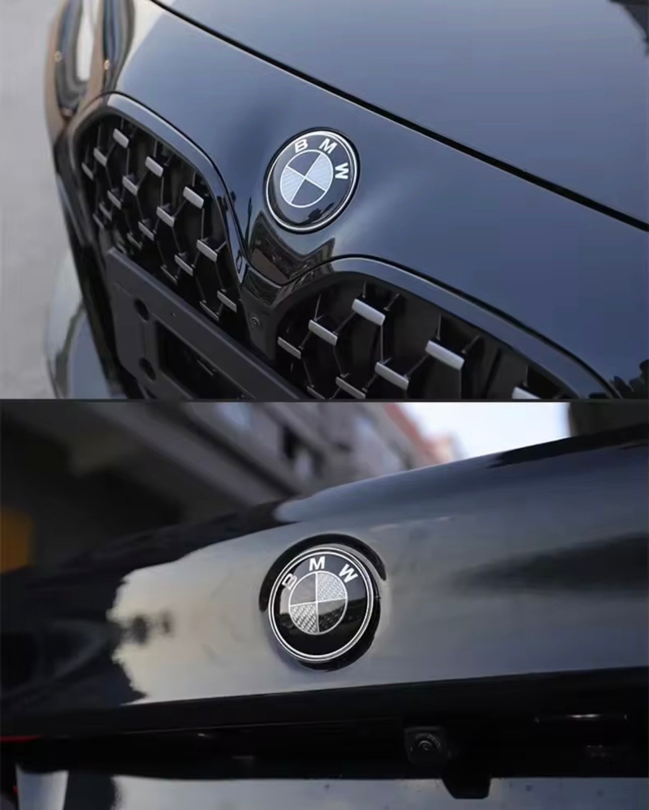 Coppia Emblema Logo per Bmw 1 F20 F21 F40