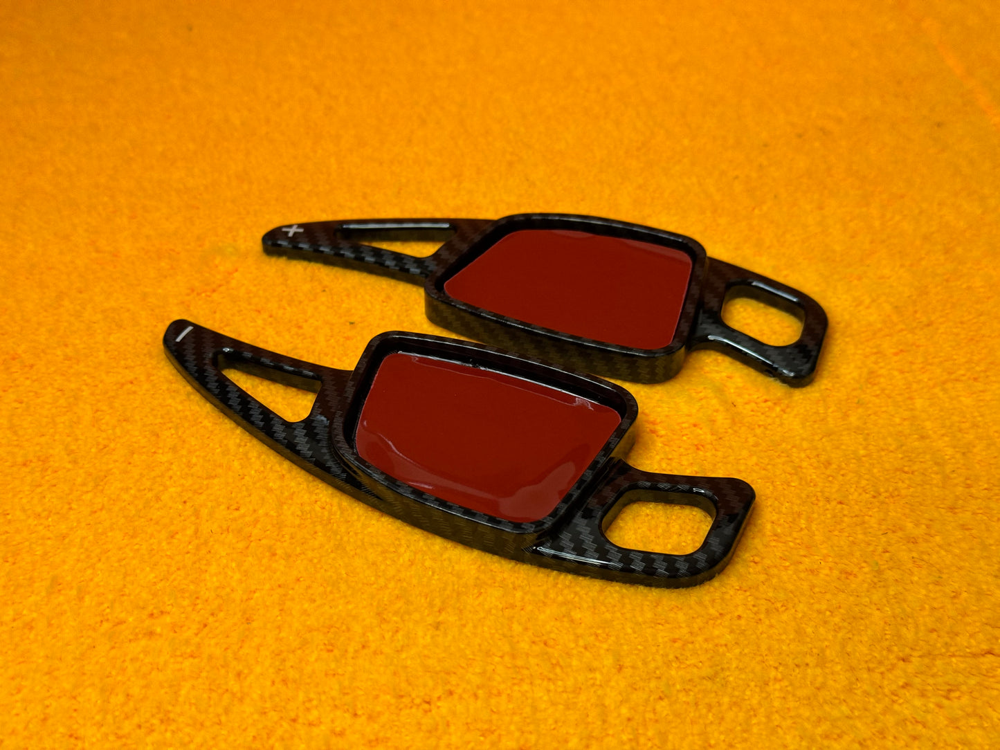 Paddle Volante Carbon Look Palette per Audi A3 8Y A4 B9 A5 A6