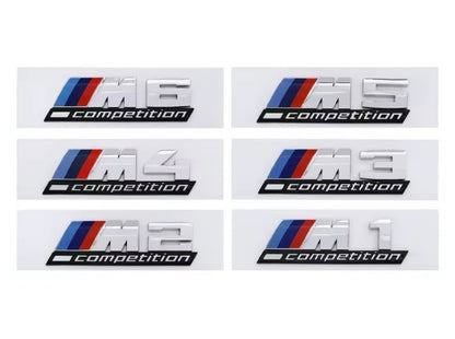 Badge M Competition Posteriore per Bmw 1 2 3 4 5