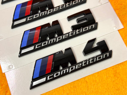 Badge M Competition Posteriore per Bmw 1 2 3 4 5