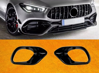 Griglia Paraurti Anteriore Fendinebbia per Mercedes CLA 45 C118 (19-24)